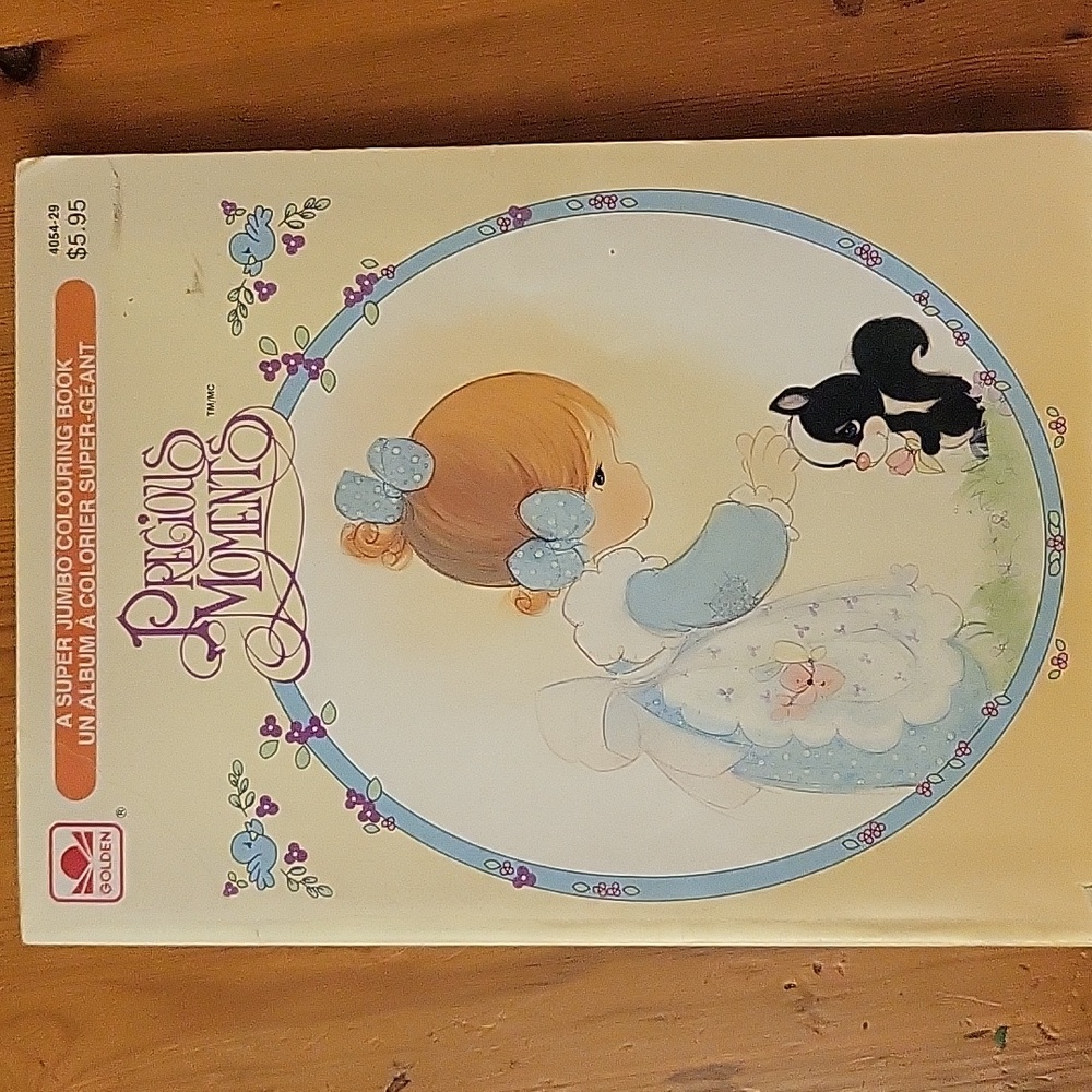 Vintage Precious Moments Coloring Book